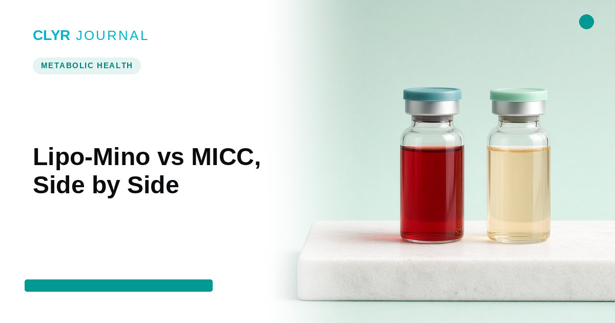 Lipo-Mino vs MICC: Which Lipotropic Injection Fits?