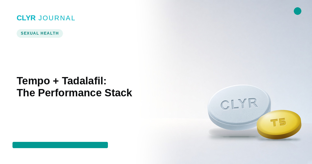 Tempo + Daily Tadalafil 5mg: The Performance Stack